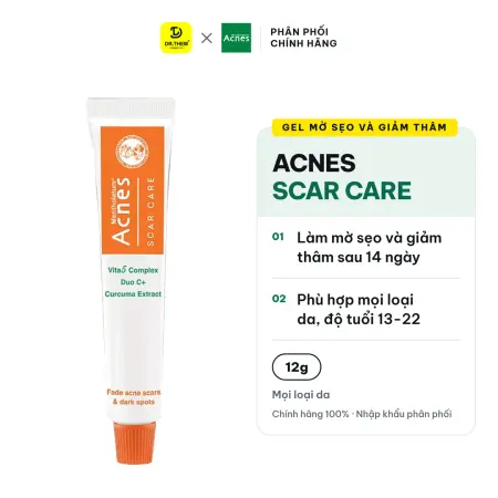 Gel Mờ Sẹo Và Giảm Thâm Mụn Acnes Scar Care 12g