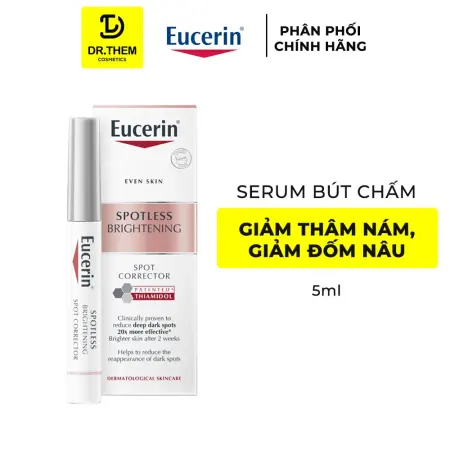 Bút Chấm Eucerin Spotless Brightening Spot Corrector Thiamidol Hỗ Trợ Làm Mờ Đốm Nâu Thâm Nám 5ml