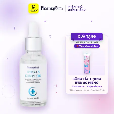 Tinh Chất Vitamin B5 Pharmaform Hydra 5 Complete Serum Dưỡng Ẩm Chuyên Sâu Hỗ Trợ Phục Hồi Da Nhạy Cảm 30ml