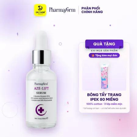 Tinh Chất Pharmaform Aze Lift Serum Kiểm Soát Dầu Se Khít Lỗ Chân Lông Hỗ Trợ Giảm Mụn Cho Da Dầu 30ml