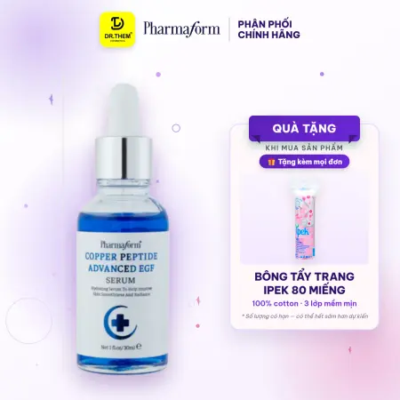 Tinh Chất Pharmaform Copper Peptide Advanced EGF Phục Hồi Da Tổn Thương Hỗ Trợ Chống Lão Hóa 30ml