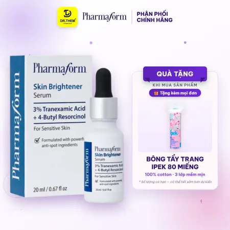 Tinh Chất Pharmaform Skin Brightener Serum Làm Sáng Da Hỗ Trợ Cải Thiện Thâm Mụn Tàn Nhang 20ml