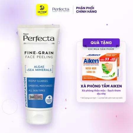 Tẩy Tế Bào Chết Hạt Siêu Mịn Perfecta Algi Mineraly Morskie Peeling Drobnoziarnisty Tảo Biển Cho Da Dầu Hỗn Hợp 75ml