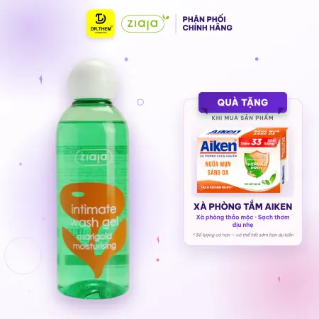 Dung Dịch Vệ Sinh Phụ Nữ Ziaja Intimate Cúc Vạn Thọ Thơm Mát Dịu Nhẹ Cân Bằng pH 200ml