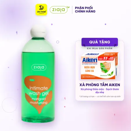 Dung Dịch Vệ Sinh Phụ Nữ Ziaja Intimate Cúc Vạn Thọ Thơm Mát Dịu Nhẹ Cân Bằng pH 500ml