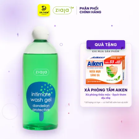 Dung Dịch Vệ Sinh Phụ Nữ Ziaja Intimate Bồ Công Anh Thơm Mát Dịu Nhẹ 500ml