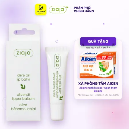 Son Dưỡng Môi Ziaja Olive Oil Lip Balm Dầu Ô Liu Dưỡng Ẩm Ngừa Khô Nứt Nẻ Cho Bờ Môi Hồng Tự Nhiên 10ml