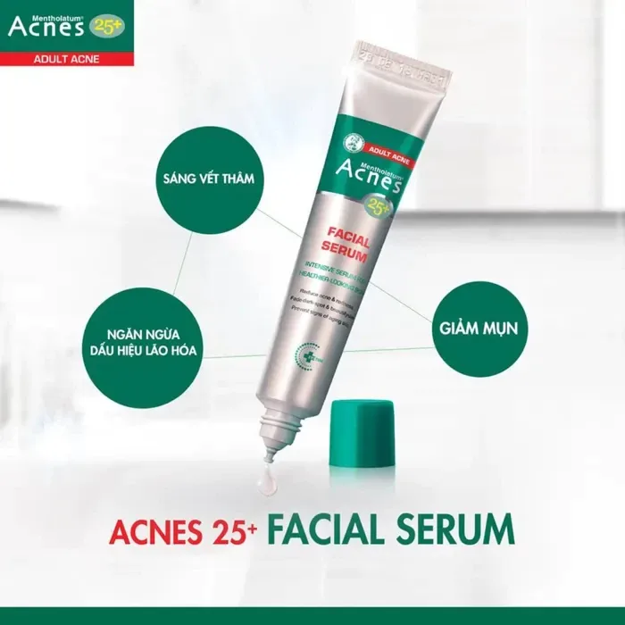 Serum Chấm Mụn Acnes 25+ Facial Serum Hỗ Trợ Giảm Mụn Làm Mờ Thâm Cho Da Mụn Tuổi Trưởng Thành 20ml 4
