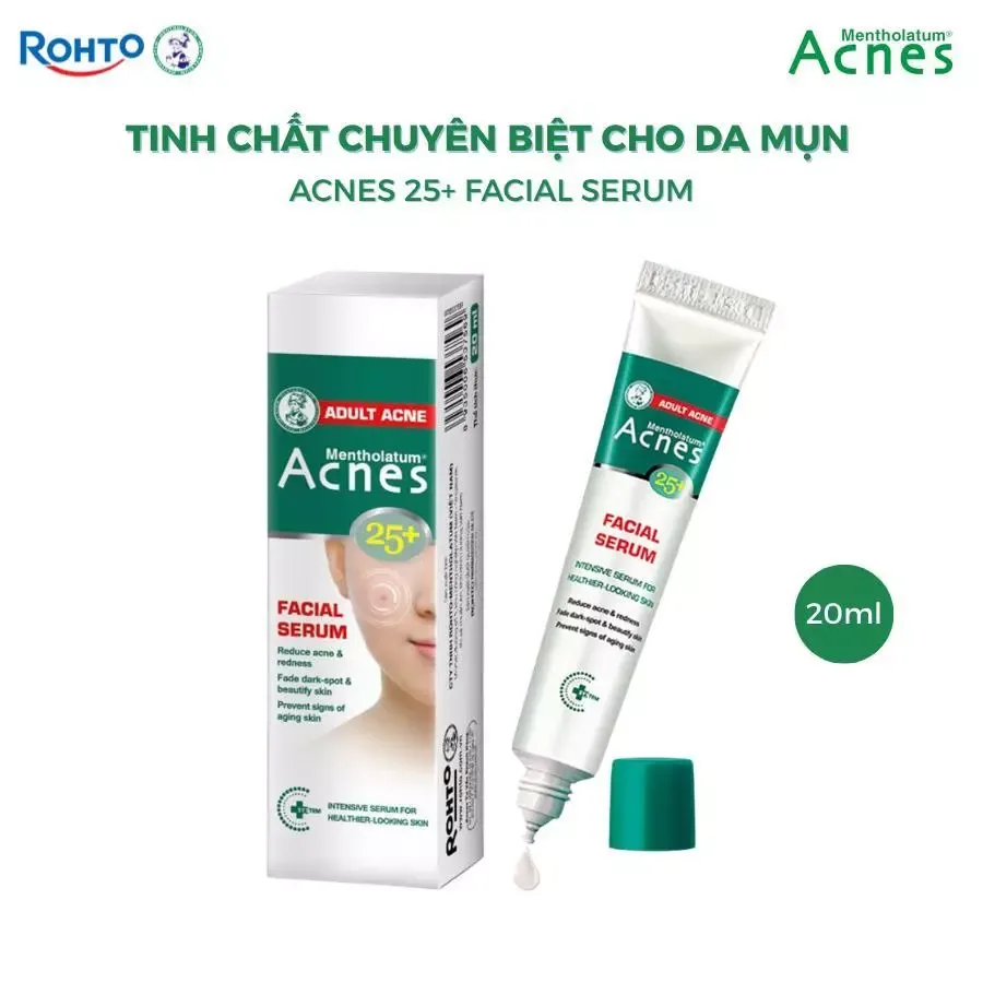 Serum Chấm Mụn Acnes 25+ Facial Serum Hỗ Trợ Giảm Mụn Làm Mờ Thâm Cho Da Mụn Tuổi Trưởng Thành 20ml 5