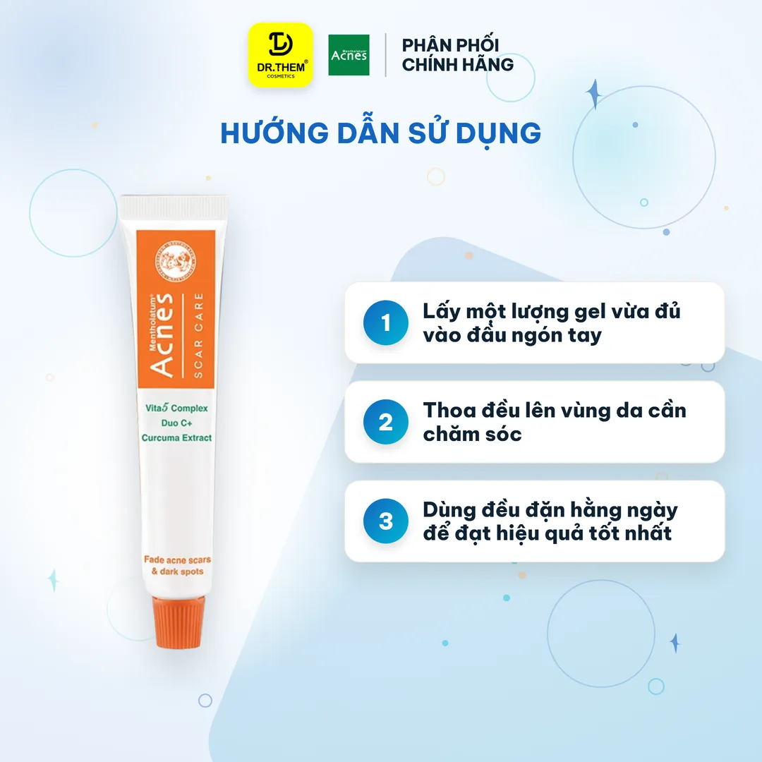Gel Mờ Sẹo Và Giảm Thâm Mụn Acnes Scar Care 12g 3