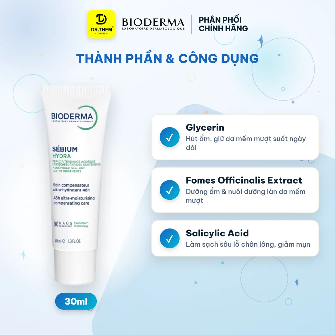 Kem Dưỡng Bioderma Sébium Pore Refiner Kiềm Dầu Hỗ Trợ Se Khít Lỗ Chân Lông Cho Da Hỗn Hợp Đến Da Dầu 30ml 4