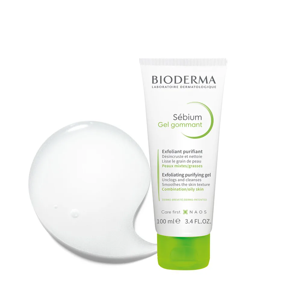 Gel Tẩy Tế Bào Chết Bioderma Sebium Gel Gommant AHA BHA Làm Sạch Lỗ Chân Lông Cho Da Dầu Mụn 100ml 5