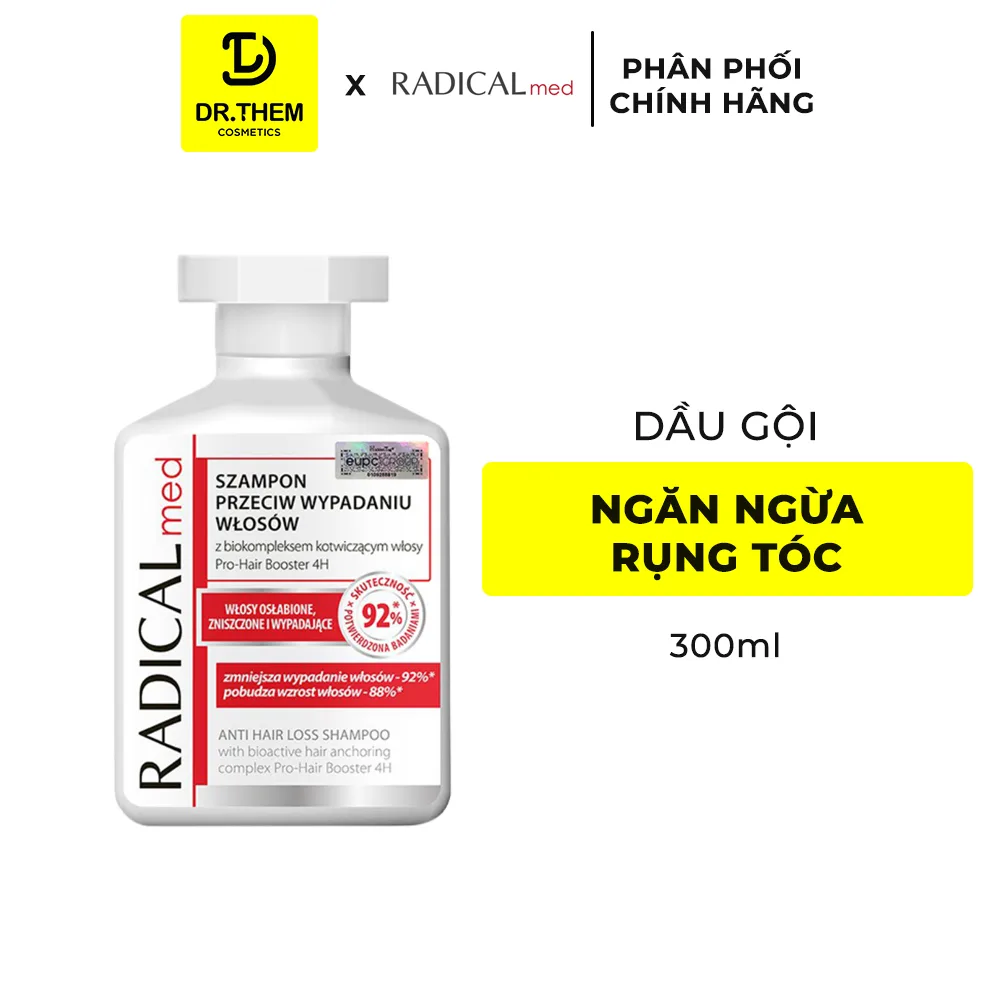 Dầu Gội Farmona Radical Med Anti Hair Loss Shampoo Hỗ Trợ Giảm Rụng Tóc Chắc Khỏe Tóc 100ml 300ml 8