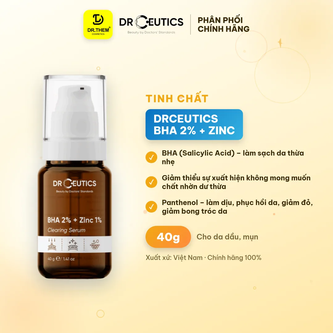 DrCeutics là hãng gì? Chọn serum nào cho da dầu mụn