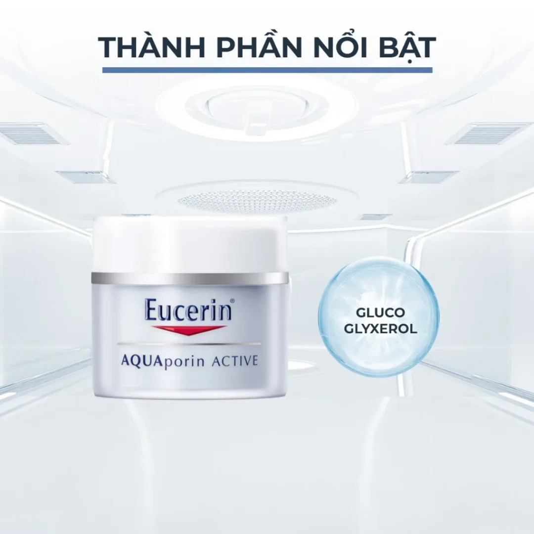 Kem Dưỡng Ẩm Eucerin Ultrasensitive Aquaporin Nourishing Gel Cream Cấp Ẩm 24H Cho Da Thường Đến Hỗn Hợp 50ml 2