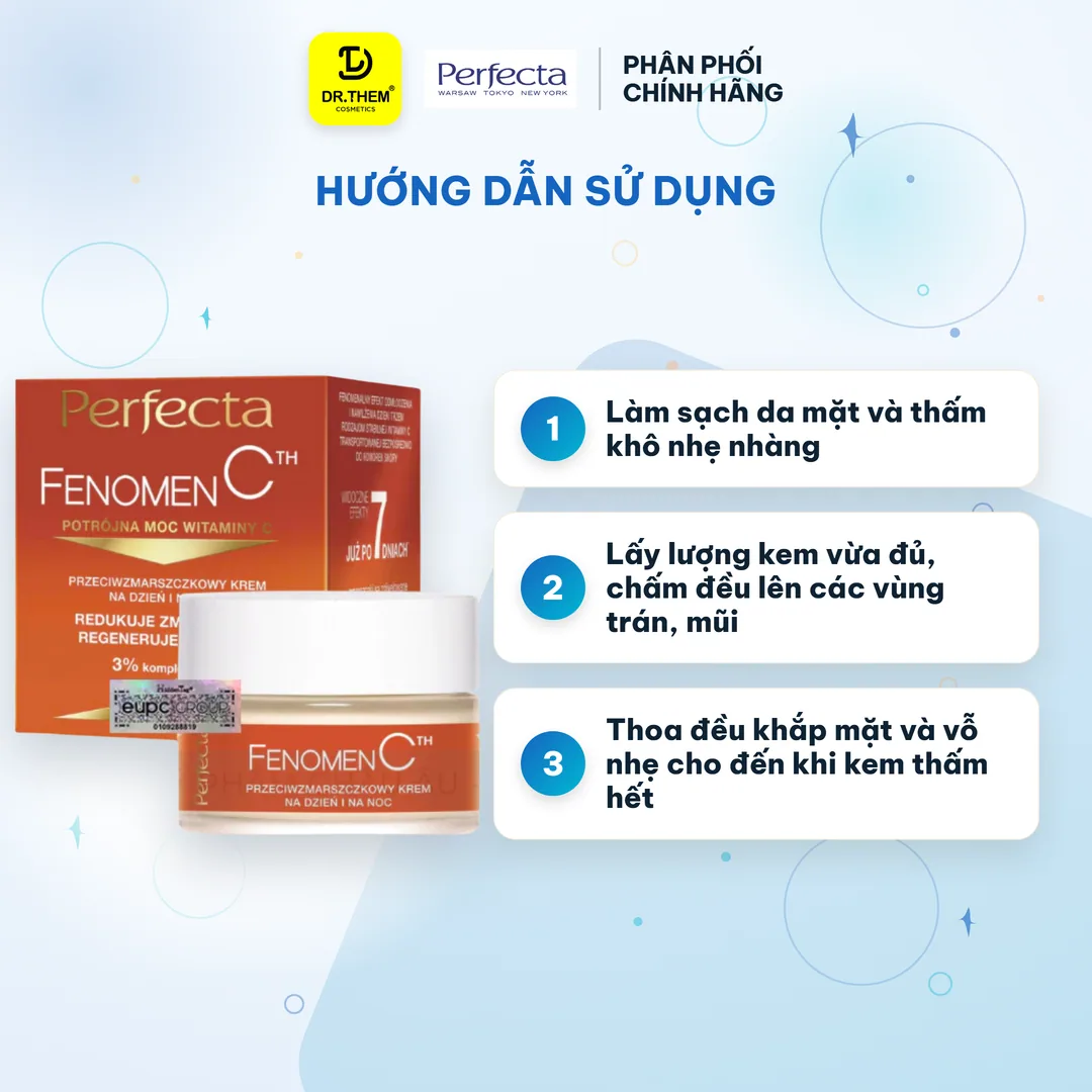 Kem Dưỡng Perfecta Fenomen C Glebokie Nawilzenie Sáng Da Dưỡng Ẩm Sâu Ngày Đêm Cho Da Khô Xỉn Màu 50ml 6