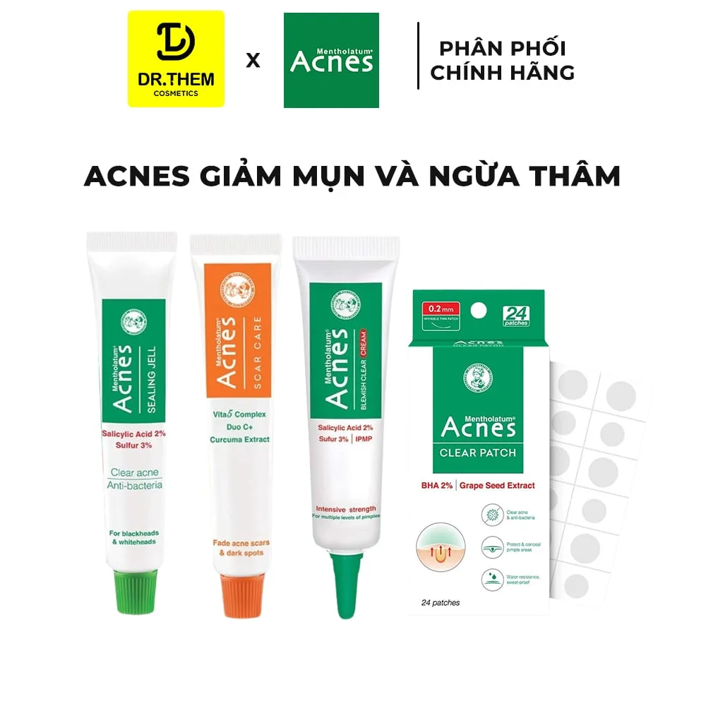 Gel Chấm Mụn Acnes Sealing Jell Blemish Clear Cream Scar Care Hỗ Trợ Giảm Mụn Và Mờ Thâm Sẹo