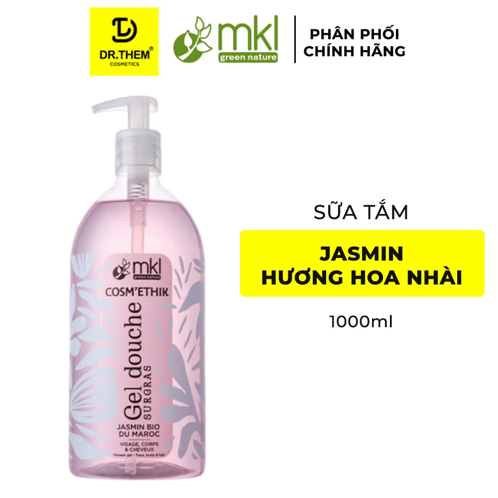 Gel Tắm Hữu Cơ MKL Green Nature Shower Gel pH5.5 Không Xà Phòng Dưỡng Ẩm Dịu Nhẹ Cho Da Nhạy Cảm 1000ml 8