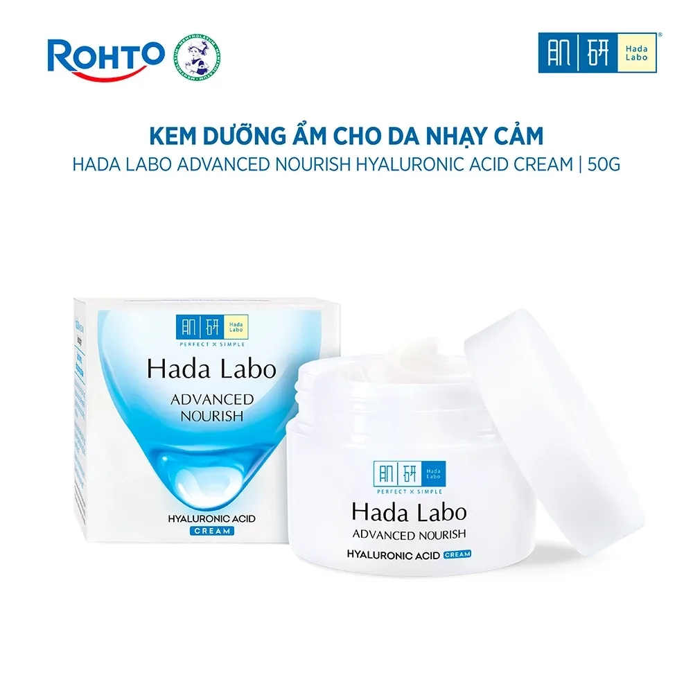 Kem Dưỡng Ẩm Hada Labo Advanced Nourish Cream Hệ 5 Loại HA Làm Dịu Da Cấp Ẩm Sâu 12 Giờ Cho Da Khô Nhạy Cảm 50g 3