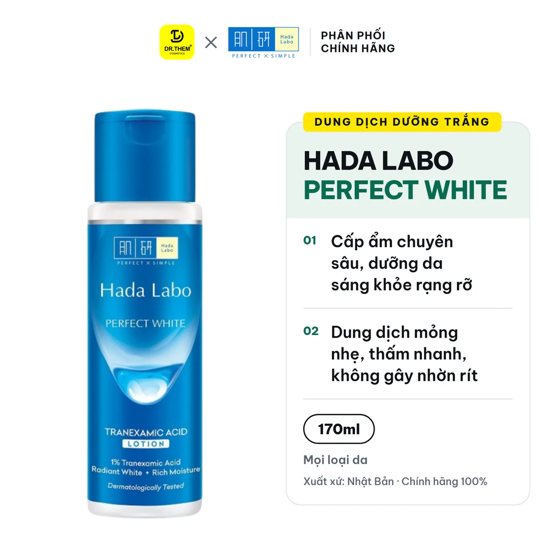 Dung Dịch Dưỡng Trắng Hada Labo Perfect White Tranexamic Acid Lotion
