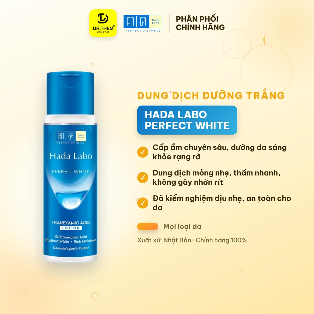 Dung Dịch Dưỡng Trắng Hada Labo Perfect White Tranexamic Acid Lotion