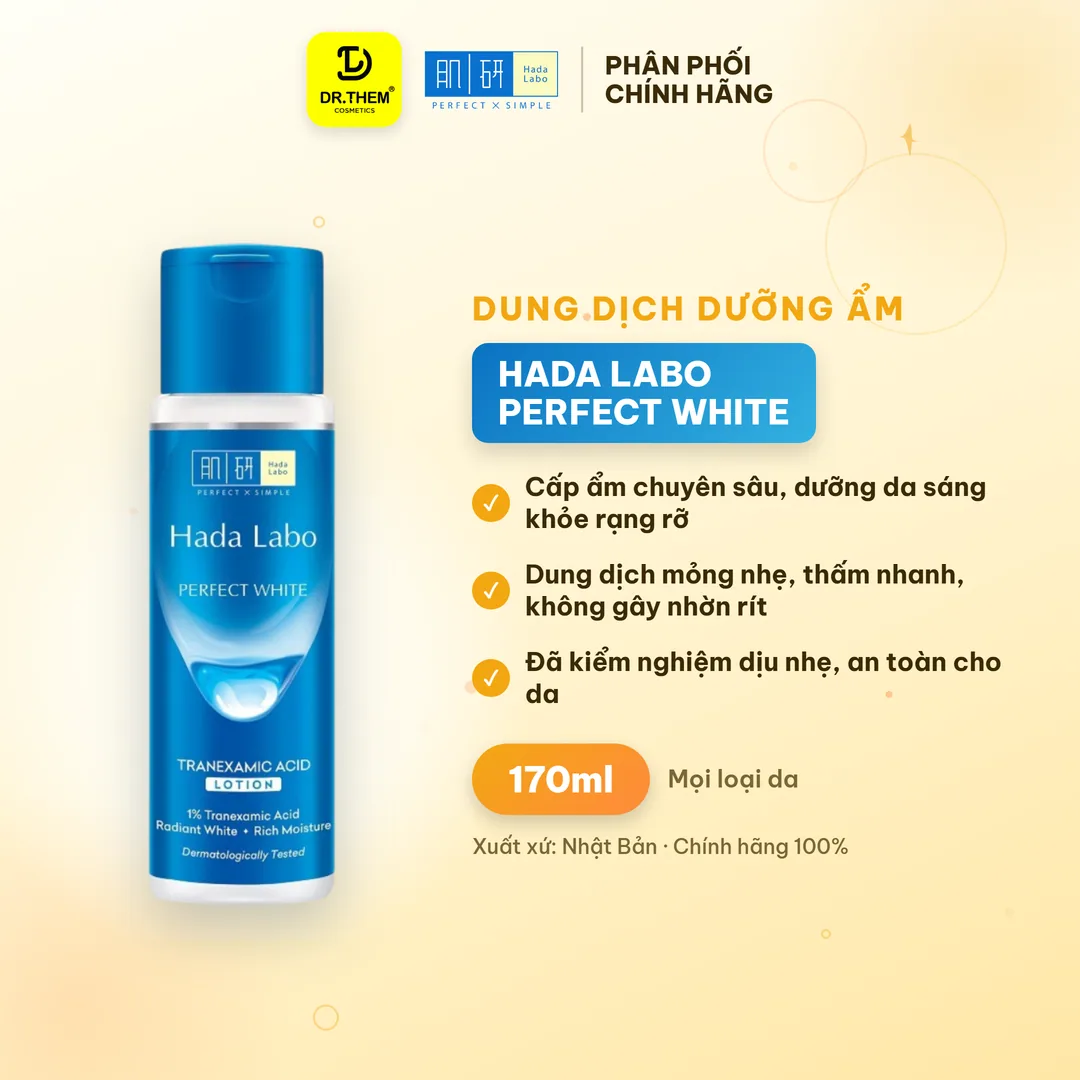 Dung Dịch Dưỡng Da Hada Labo Lotion Advanced Nourish Perfect White Acne Care Dưỡng Ẩm Toàn Diện 100ml 170ml 7