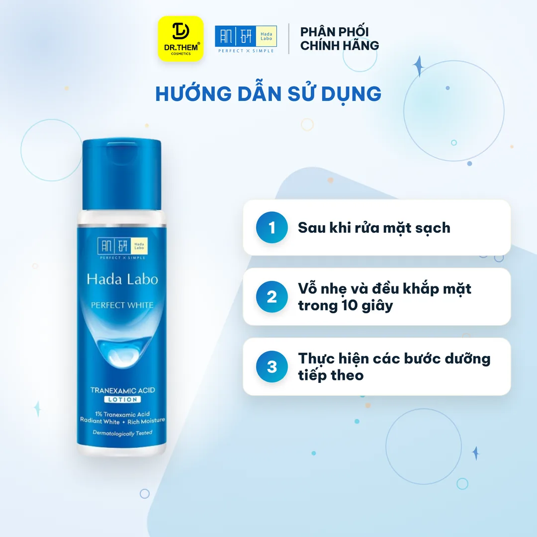 Dung Dịch Dưỡng Trắng Hada Labo Perfect White Tranexamic Acid Lotion 3