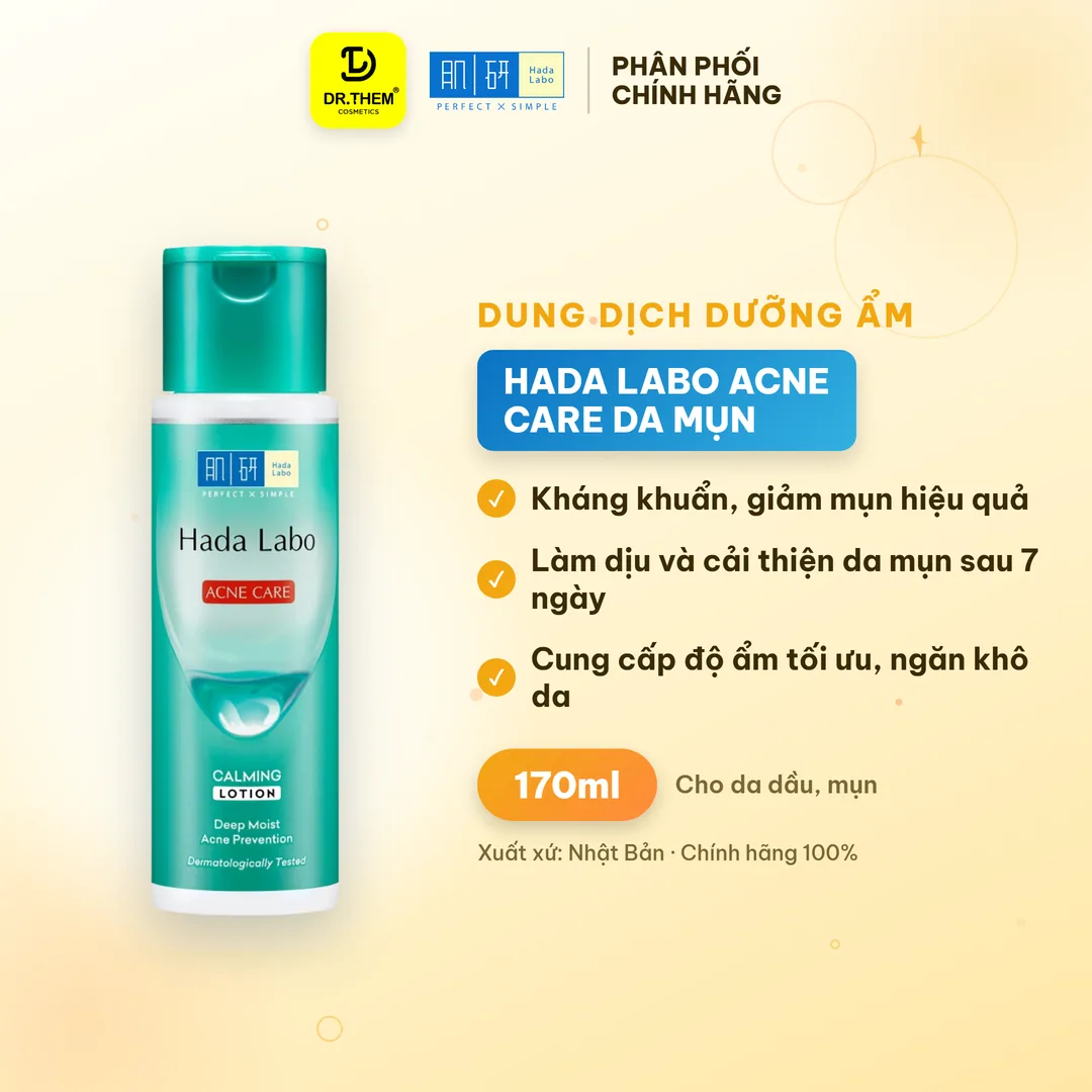 Dung Dịch Dưỡng Da Hada Labo Lotion Advanced Nourish Perfect White Acne Care Dưỡng Ẩm Toàn Diện 100ml 170ml 6