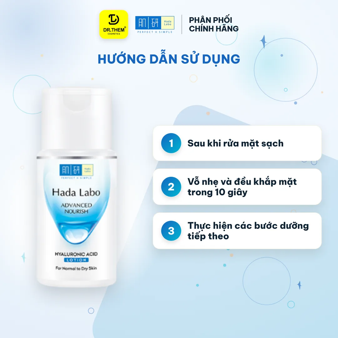 Dung Dịch Dưỡng Ẩm Hada Labo Advanced Nourish Hyaluronic Acid Lotion Cho Da Thường & Da Khô 100ml 3