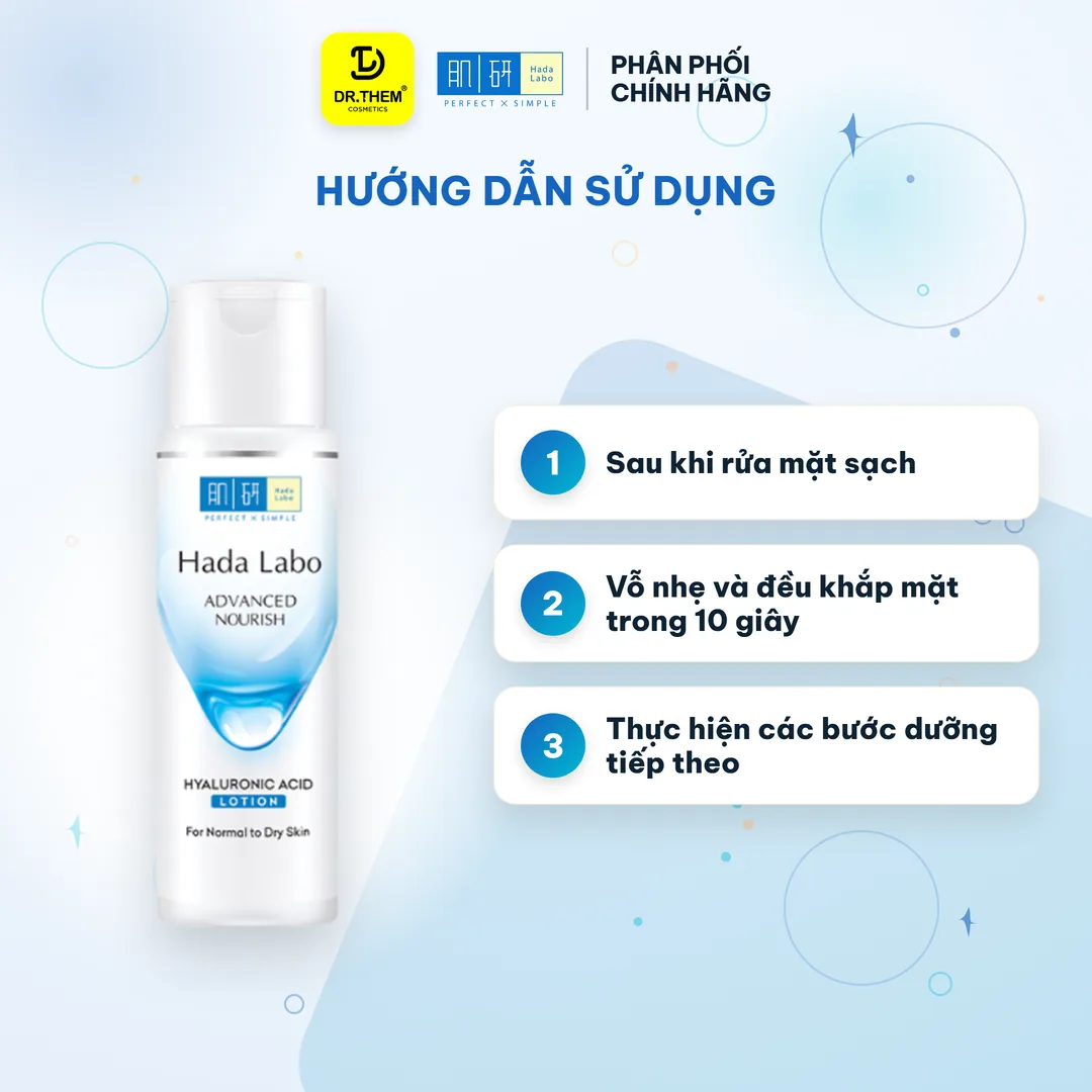 Dung Dịch Dưỡng Ẩm Hada Labo Advanced Nourish Hyaluronic Acid Lotion Cho Da Thường & Da Khô 170ml 3
