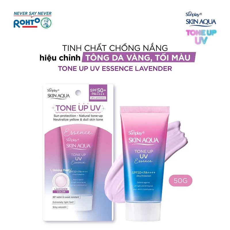 Kem Chống Nắng Sunplay Skin Aqua Tone Up UV SPF50+ PA++++ Hiệu Chỉnh Sắc Da Nâng Tông Kiềm Dầu 50g 50ml 5