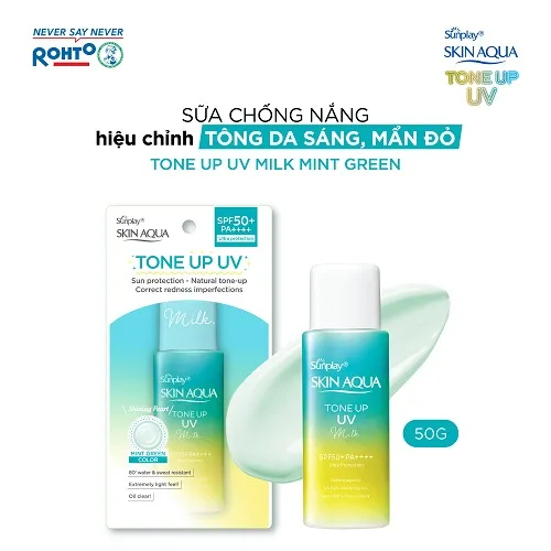 Kem Chống Nắng Sunplay Skin Aqua Tone Up UV SPF50+ PA++++ Hiệu Chỉnh Sắc Da Nâng Tông Kiềm Dầu 50g 50ml 7
