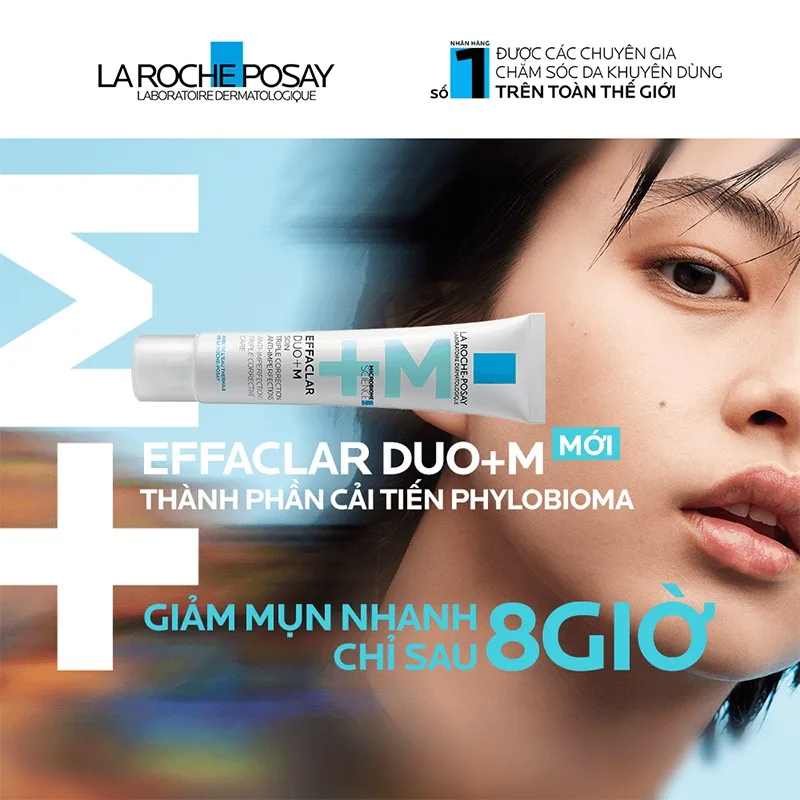 Kem Dưỡng La Roche-Posay Effaclar Duo+ M Hỗ Trợ Giảm Mụn Giảm Thâm Kiềm Dầu Cho Da Dầu Mụn 7.5ml/40ml 2