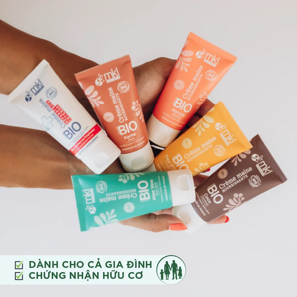 Kem Dưỡng Tay Và Móng Hữu Cơ MKL Green Nature Hand Cream Ecocert Dưỡng Ẩm Mềm Mịn Không Nhờn Rít 50ml 7