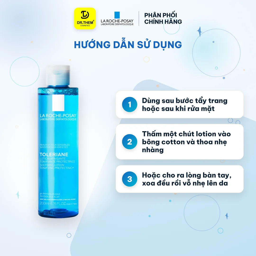 Nước Cân Bằng Giàu Khoáng La Roche-Posay Toleriane Lotion Làm Dịu Cân Bằng Da Cho Da Nhạy Cảm 200ml 3