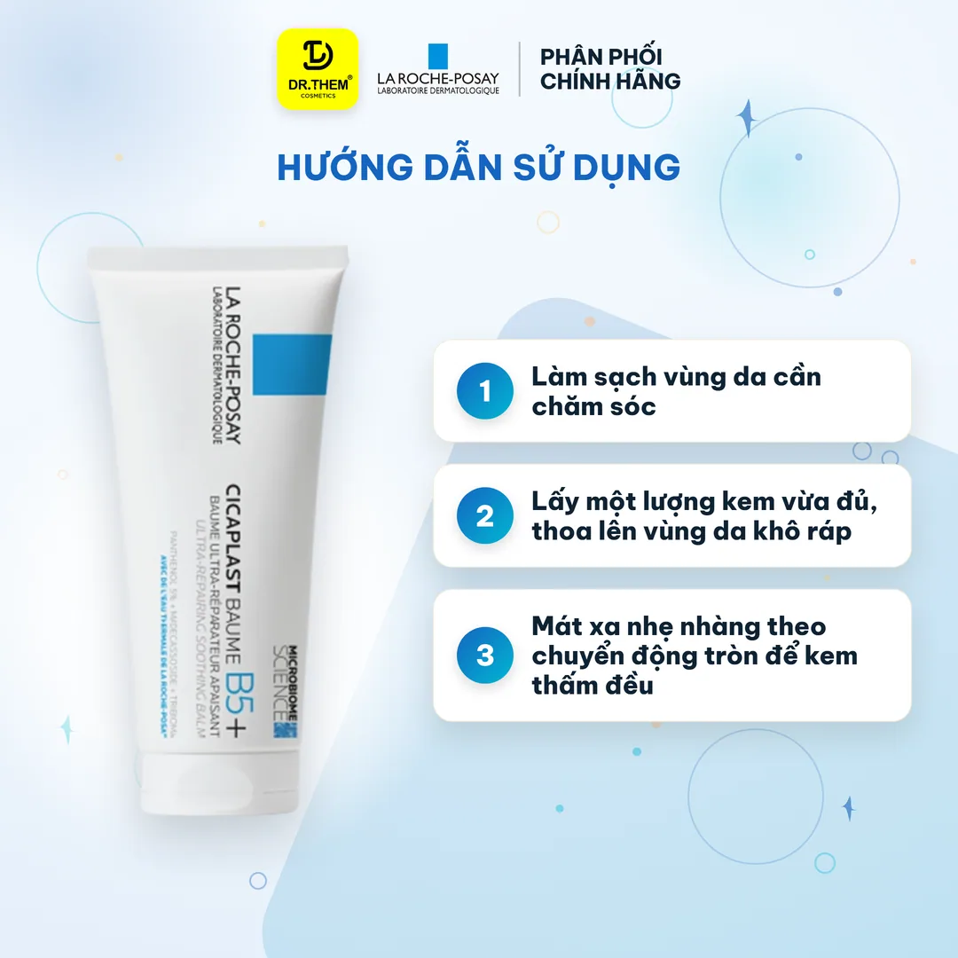 Kem Dưỡng La Roche-Posay Cicaplast Baume B5+ Ultra Repairing Soothing Balm Hỗ Trợ Phục Hồi Làm Dịu Da Kích Ứng 40ml 8