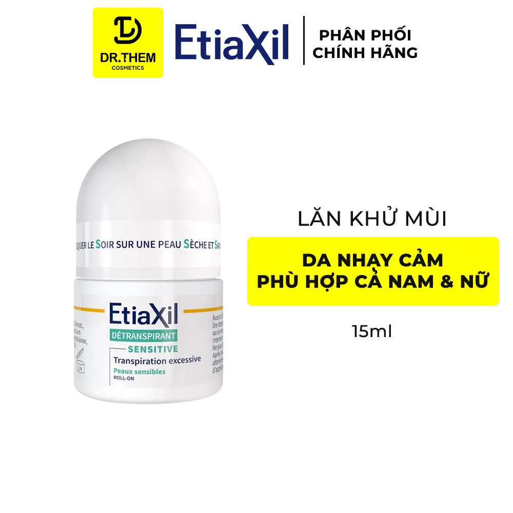 Lăn Khử Mùi Etiaxil Ngăn Mồ Hôi Chuyên Sâu Hiệu Quả 3 Đến 5 Ngày Cho Da Nhạy Cảm Và Da Thường 15ml/50ml 12