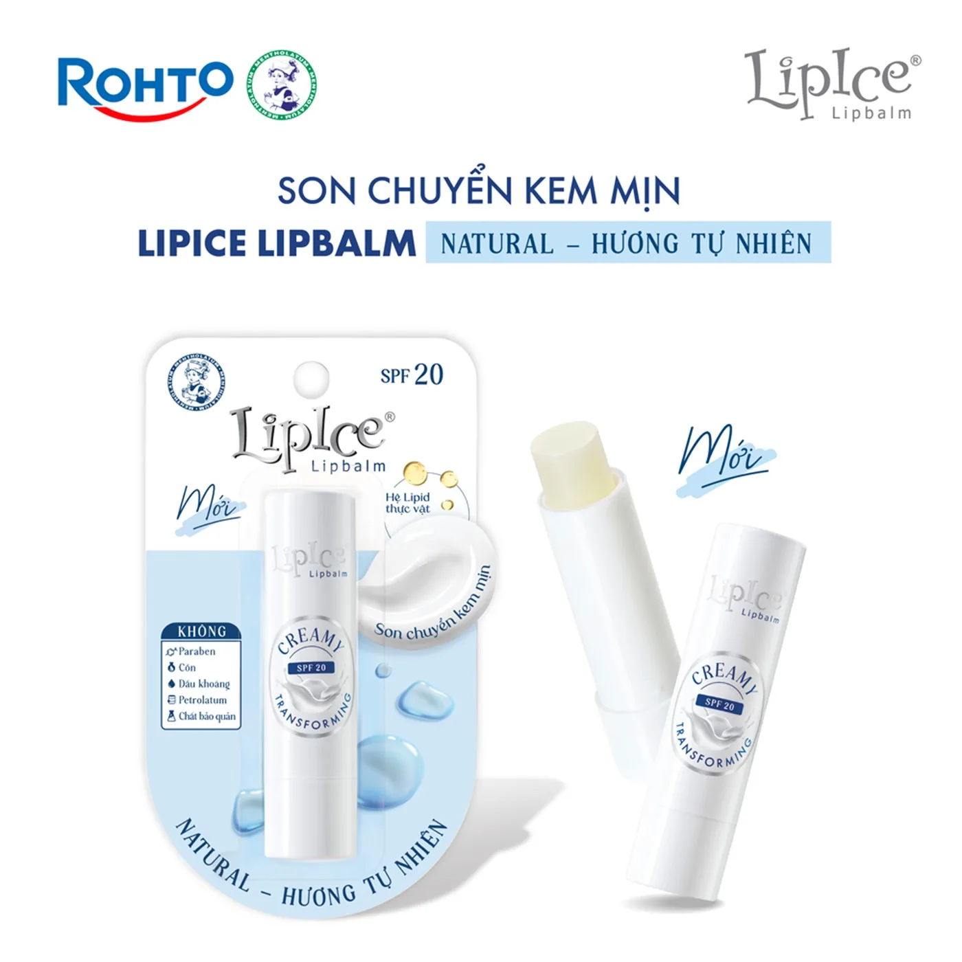 Son Dưỡng Môi LipIce Natural Hương Tự Nhiên SPF20 3,3g – Son Chuyển Kem Mịn, Mềm Môi Ẩm Mượt 6
