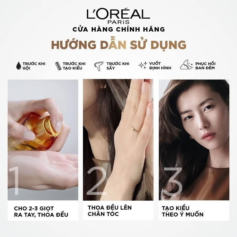Dầu Dưỡng Tóc L Oreal Paris Elseve Extraordinary Oil Serum Tinh Dầu Hoa Tự Nhiên Phục Hồi Tóc Khô Xơ 100ml 5