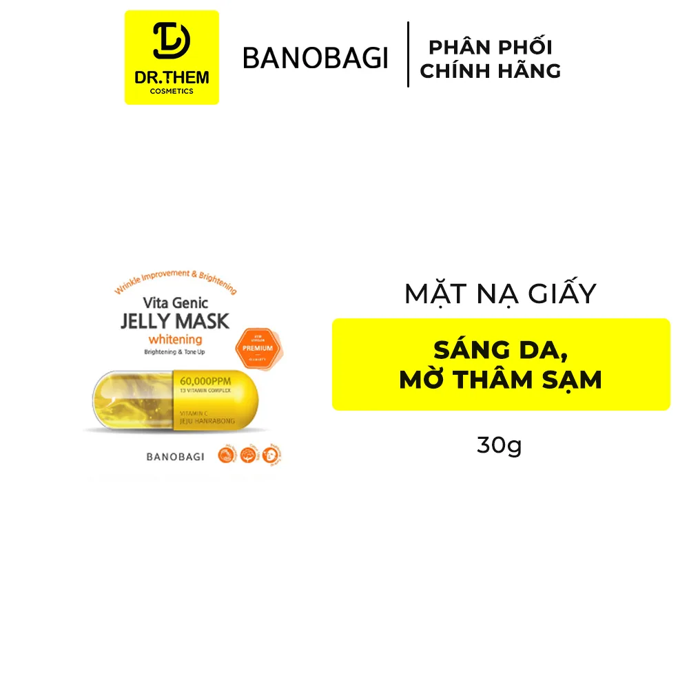Mặt Nạ Banobagi Premium Vita Genic Jelly Mask Và Stem Cell Vitamin Mask Dưỡng Da Chuyên Sâu 30g 15