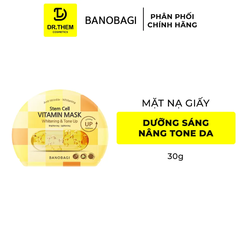 Mặt Nạ Banobagi Premium Vita Genic Jelly Mask Và Stem Cell Vitamin Mask Dưỡng Da Chuyên Sâu 30g 5