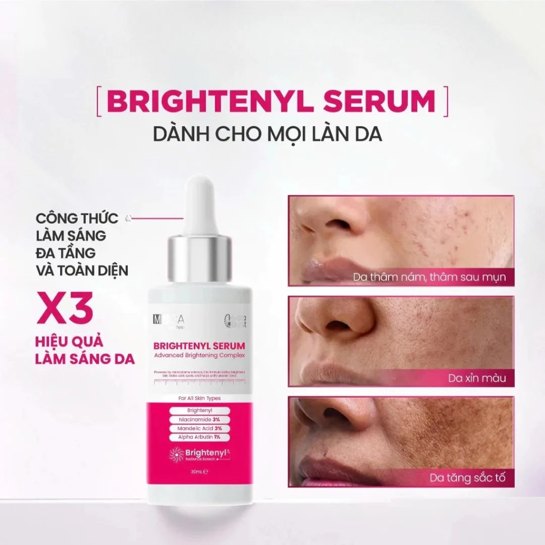 Tinh Chất Sáng Da MD CARE Brightenyl Serum Hỗ Trợ Làm Mờ Thâm Đều Màu Da Cho Da Xỉn Màu 30ml 4