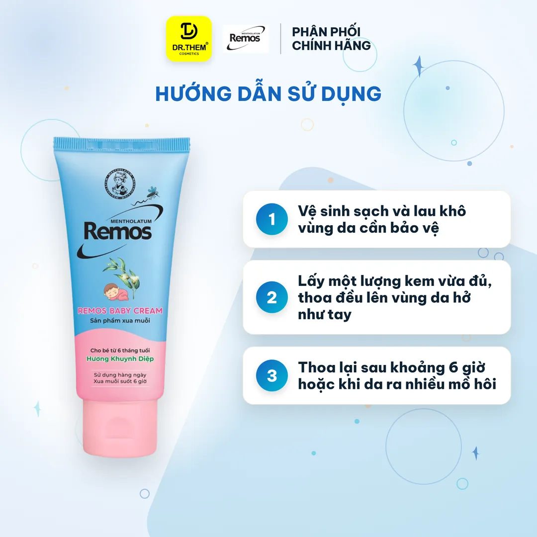 Kem Chống Muỗi Rohto Remos Picaridin Và Tinh Dầu Thiên Nhiên Xua Đuổi Muỗi Côn Trùng Cho Bé Và Người Lớn 70g – hướng dẫn sử dụng