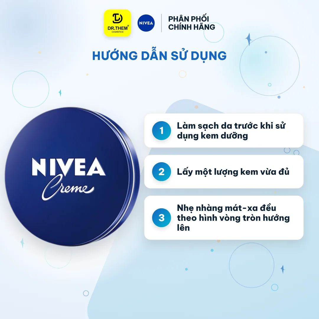 Kem Dưỡng Ẩm Da Nivea Crème Dưỡng Ẩm Sâu 24 Giờ Chiết Xuất Sữa Và Eucerit Cho Da Khô Dùng Cho Mặt Tay Toàn Thân 60ml 8