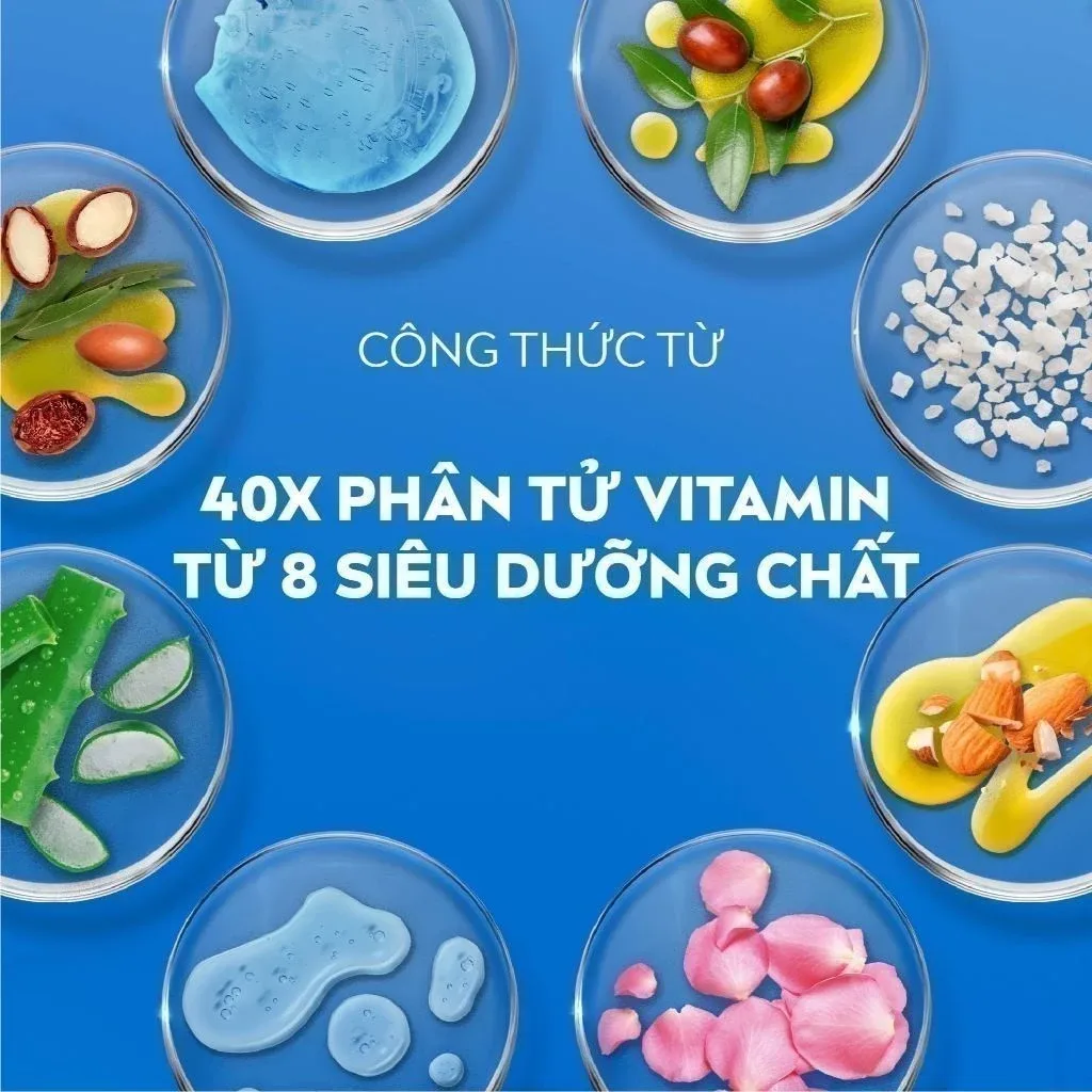 Sữa Dưỡng Thể Nivea Extra Bright Radiant & Smooth 8 Super Foods Dưỡng Sáng Mịn Cấp Ẩm Đều Màu Ban Ngày 350ml 6