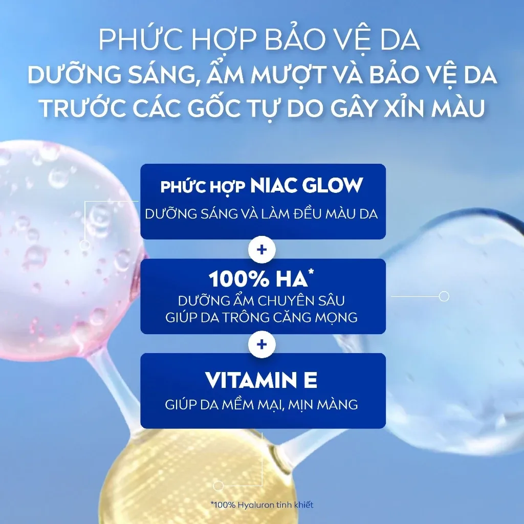 Sữa Dưỡng Thể NIVEA Extra Bright Dưỡng Sáng Và Phục Hồi Ban Đêm Với NiaC Glow Active Cho Mọi Loại Da 190ml 5