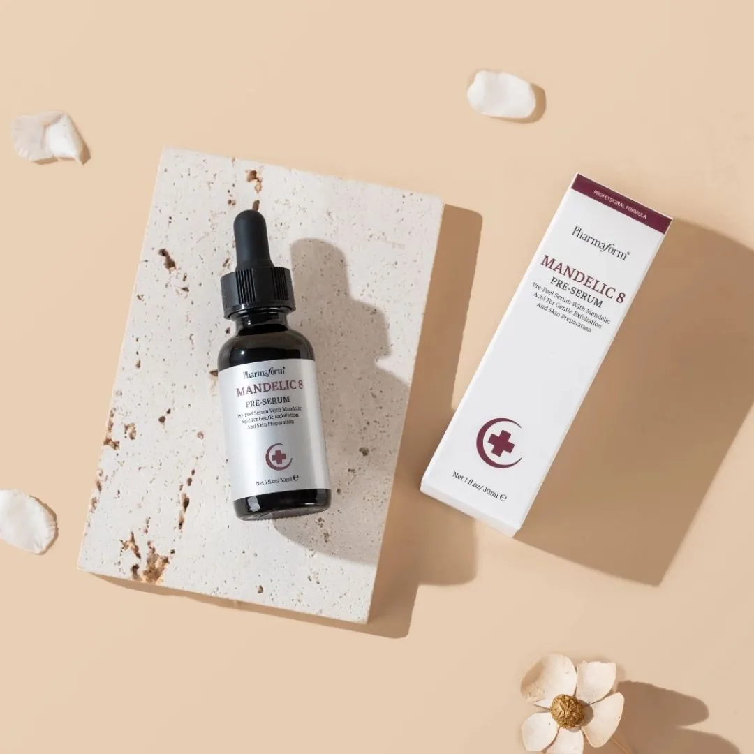 Tinh Chất Pharmaform Mandelic 8 Pre Serum Tẩy Tế Bào Chết Dịu Nhẹ Hỗ Trợ Làm Đều Màu Da Sáng Mịn 30ml 3