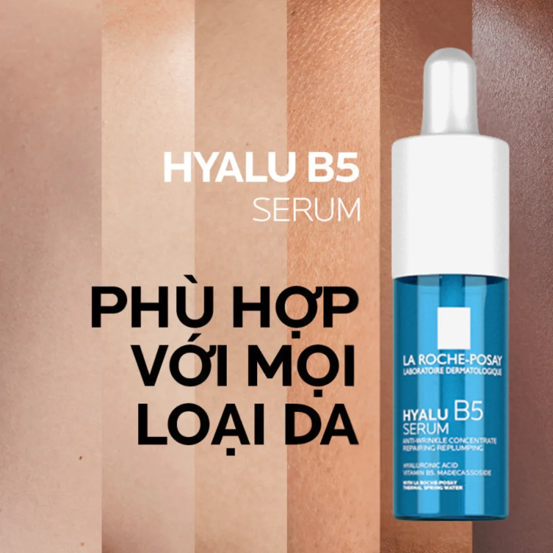 Serum La Roche Posay Hyalu B5 Hyaluronic Acid Vitamin B5 Hỗ Trợ Tái Tạo Phục Hồi Làm Đầy Nếp Nhăn 10ml 3