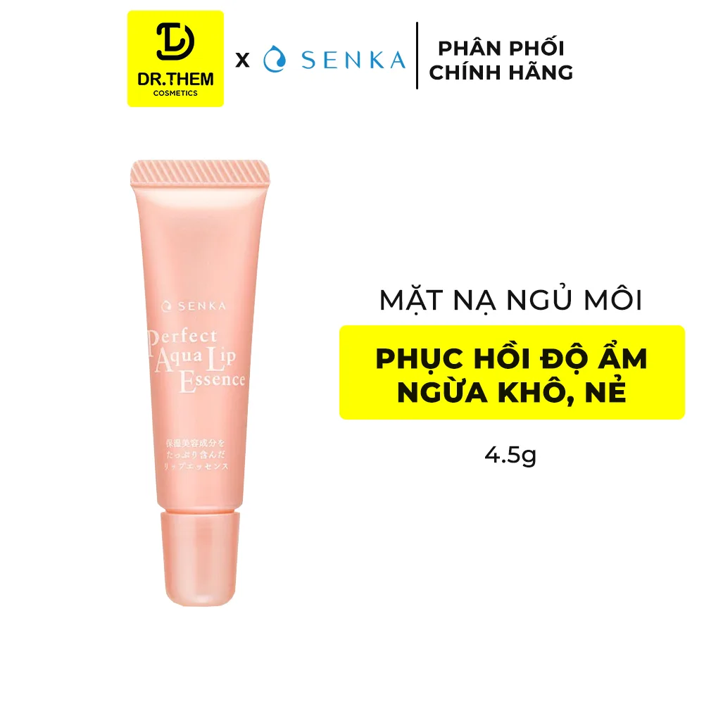 Son Dưỡng Môi Senka Perfect Aqua Lip Balm Cấp Ẩm Ngừa Khô Nứt Nẻ Và Giảm Nếp Nhăn Môi 4.5g 10g 6