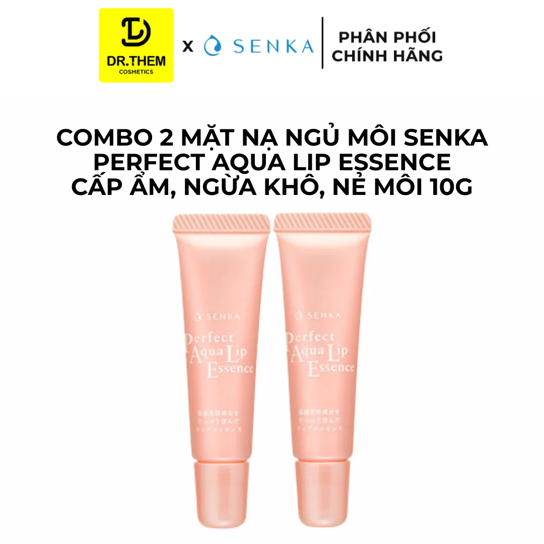Son Dưỡng Môi Senka Perfect Aqua Lip Balm Cấp Ẩm Ngừa Khô Nứt Nẻ Và Giảm Nếp Nhăn Môi 4.5g 10g 8